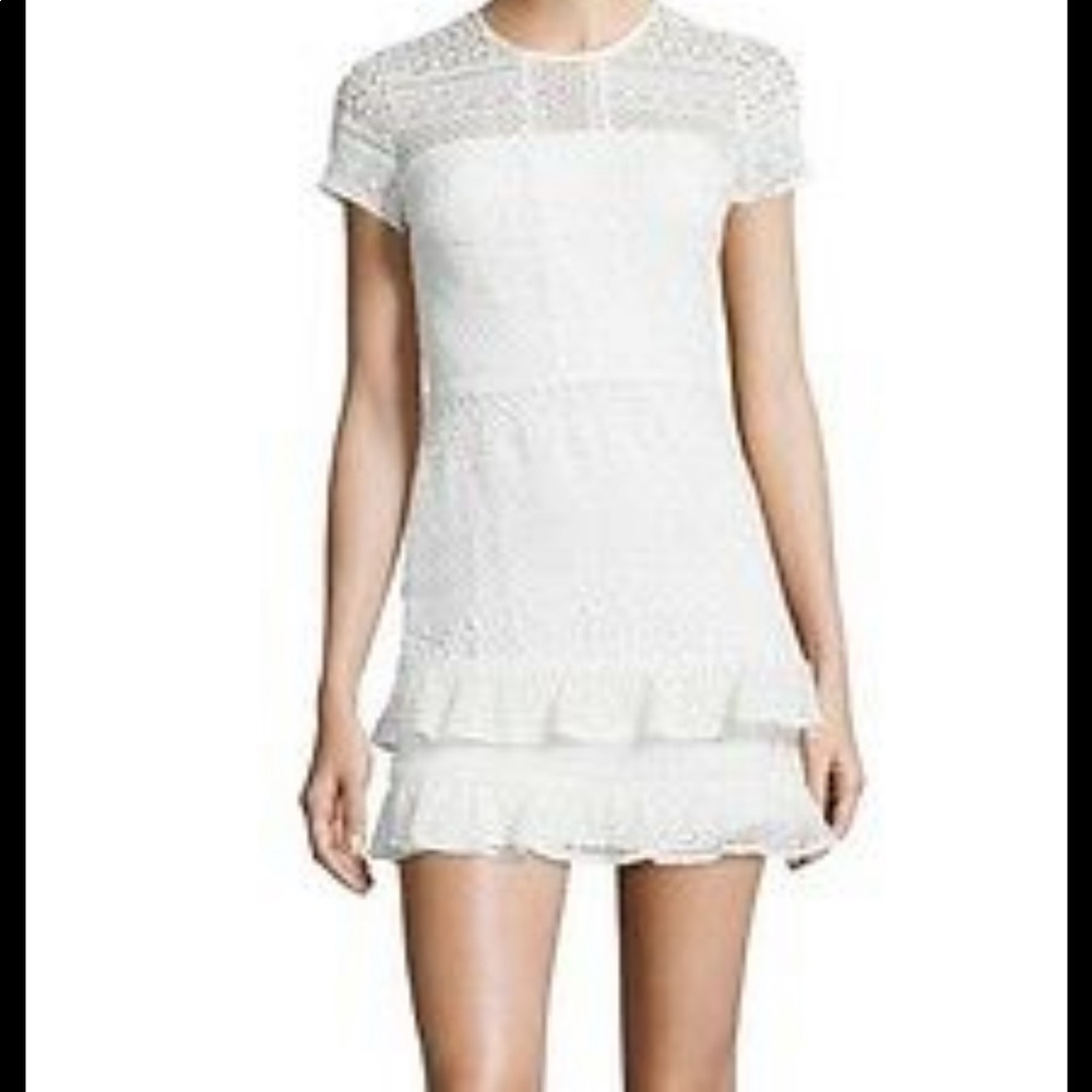 Parker Eyelet lace ruffle dress